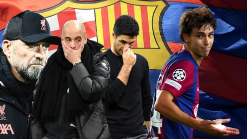 Pep Guardiola, Mikel Arteta, Jurgen Klopp y Joao Félix.