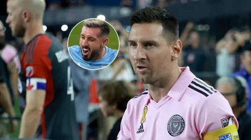 Figura de Houston Dynamo y Lionel Messi.