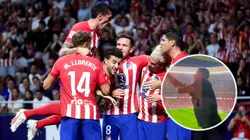 Celebración de Gianluca Simeone en el derbi
