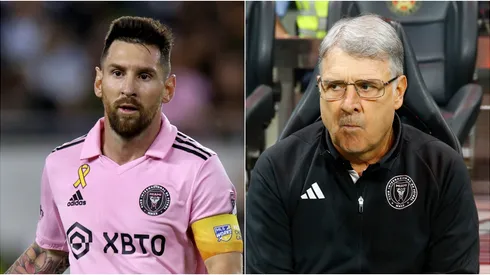 Lionel Messi y Gerardo Martino.