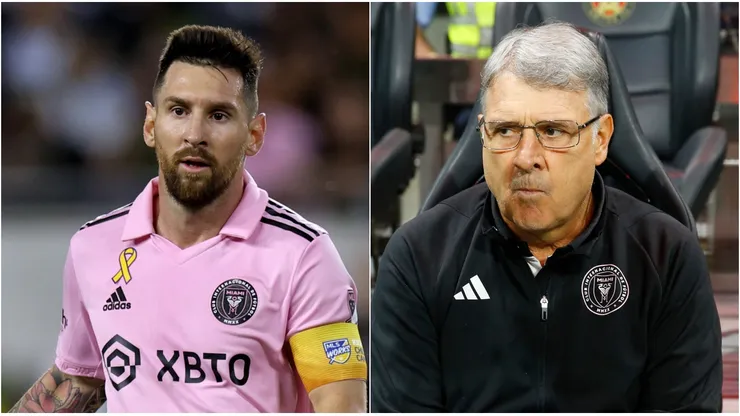 Lionel Messi y Gerardo Martino.