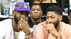 LeBron James y Anthony Davis.