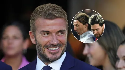 David Beckham, Luka Modric y Lionel Messi.