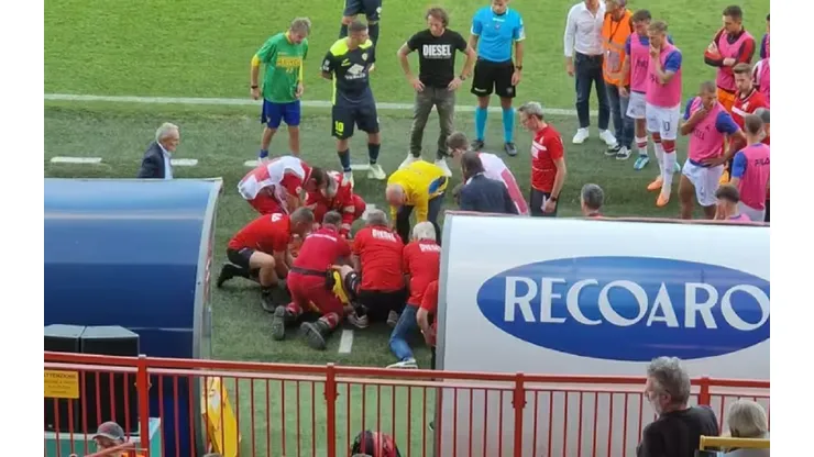 Susto en la Serie C por el entrenador, Matteo Abbate