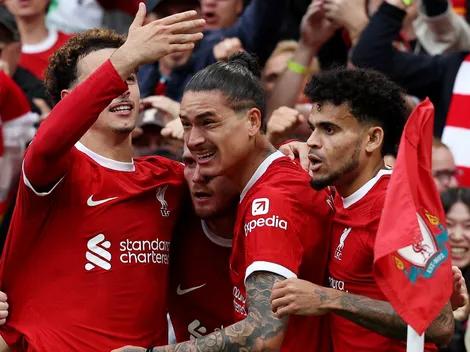 ¡Con asistencia de Mac Allister! El gol de Darwin Núñez para la victoria de Liverpool