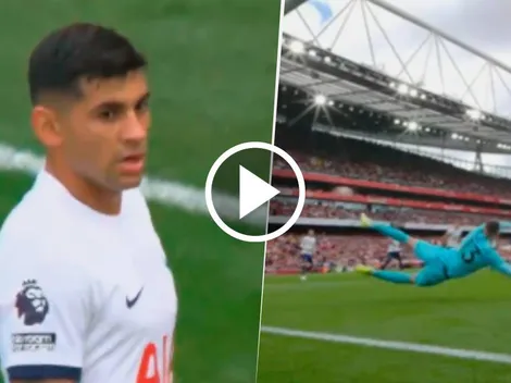 ¡Para el otro lado! Cuti Romero fue fundamental para la ventaja del Arsenal