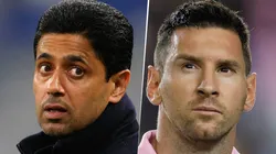 Nasser Al Khelaifi le salió a responder a Lionel Messi sobre el reconocimiento que existió en PSG de su consagración en la Copa del Mundo de Qatar 2022. Getty Images.