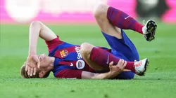 Frenkie de Jong se lesionó ante Celta de Vigo.