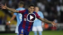 Cancelo lo ganó para Barcelona.