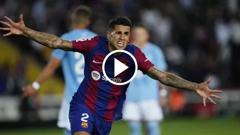 Cancelo lo ganó para Barcelona.