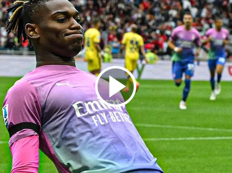 Gol de Rafael Leao y el Milan ya vence al Hellas Verona (VIDEO)