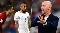 El chileno lamentó la decisión de Erik ten Hag tras sacarlo del equipo inglés.