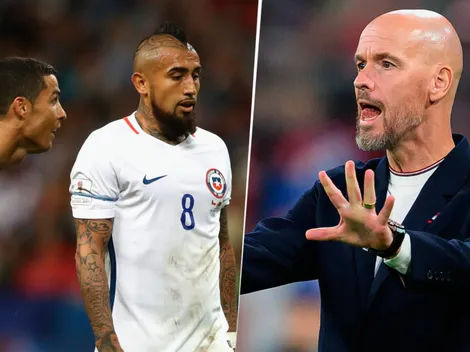 Vidal sale en defensa de Cristiano: comparó a Ten Hag con Sampaoli