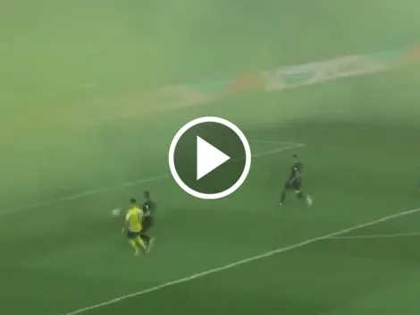 Tapado por una cortina de humo: así fue el gol de Cristiano Ronaldo ante Al Ahli