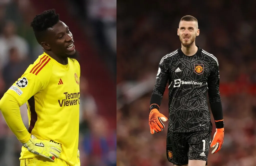 André Onana y David De Gea: Getty Images