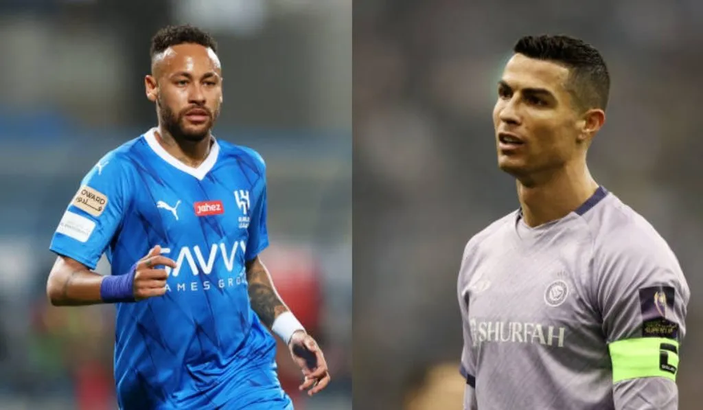 Cristiano Ronaldo y Neymar: Getty Images