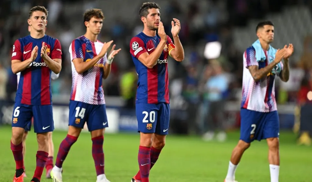 Gavi, Joao Felix, Sergi Roberto y Joao Cancelo: Getty Images