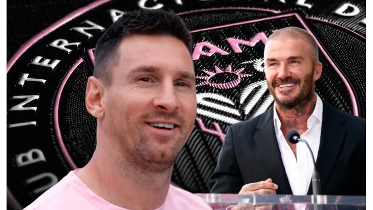 Lionel Messi y David Beckcham.