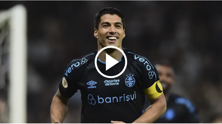 Hermosa asistencia de Suárez para el gol del triunfo de Gremio ante Palmeiras