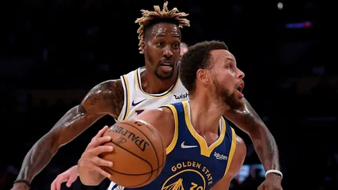 Dwight Howard y Stephen Curry.