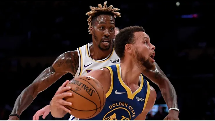 Dwight Howard y Stephen Curry.