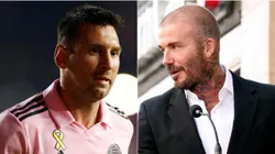 Leo Messi y David Beckham.
