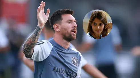 Leo Messi y Antonela Rocuzzo.