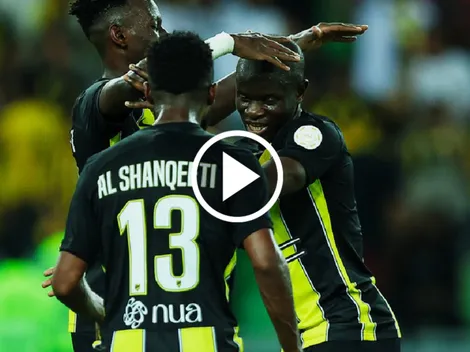 El golazo de Kanté para el triunfo de Al Ittihad, nuevo líder de la liga saudí