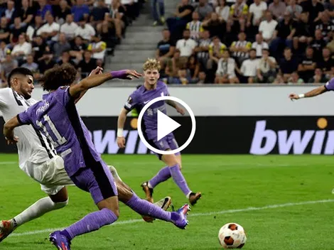 Salah entró y convirtió su gol para la victoria del Liverpool en la Europa League