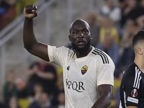 ¡Apareció Lukaku! Gran jugada para poner arriba a AS Roma