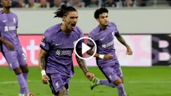 Goles de Luis Díaz y Darwin para el Liverpool