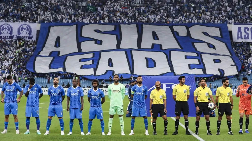 Al Hilal, en el último partido ante Navbahor (IMAGO / Power Sport Images).