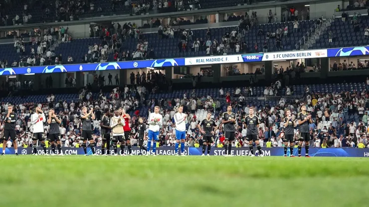 Unión Berlín se quejó de la señal de wifi del Estadio Santiago Bernabéu. @fcunion