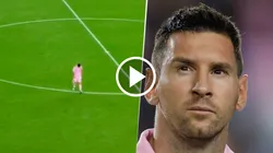 Una cámara capto el momento preciso en el que Lionel Messi sintió la molestia en el Inter Miami vs. Toronto. Getty Images.