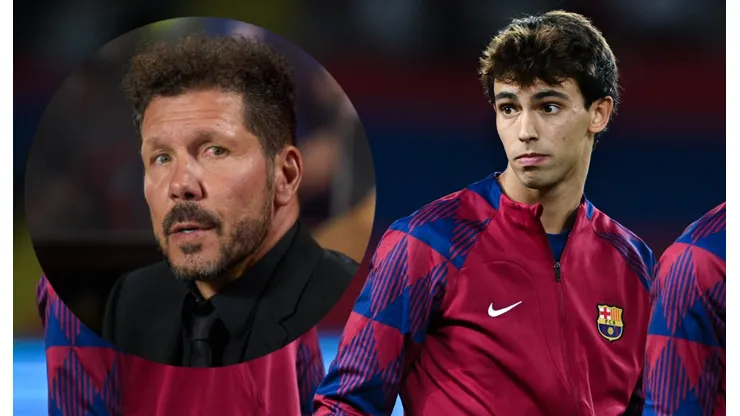 Diego Simeone y Joao Félix.