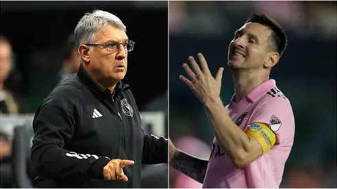 Gerardo Martino y Lionel Messi.