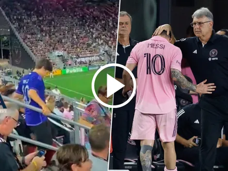 Hinchas de Inter Miami abandonaron el estadio tras la salida de Messi