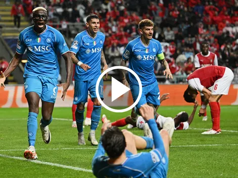 El inexplicable gol en contra de Braga que le dio el triunfo a Napoli