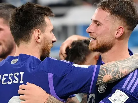 Alexis Mac Allister reveló cómo fue conocer a Messi por primera vez