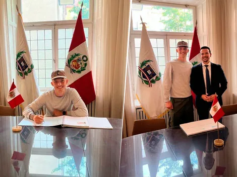 Oliver Sonne inscribió su acta de nacimiento y acerca su convocatoria con Perú