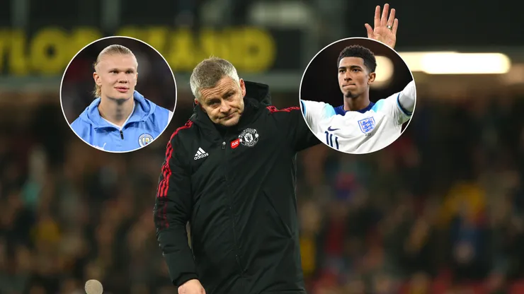 Ole Gunnar Solskjaer declaró que quiso en el Manchester United a Erling Haaland, Jude Bellingham, Declan Rice, Harry Kane y a Moisés Caicedo. Getty Images.