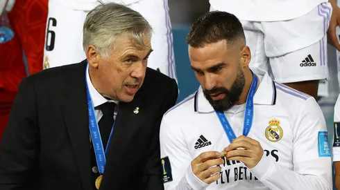 Carlo Ancelotti no podrá contar con Dani Carvajal en Real Madrid para el duelo con Unión Berlín. Getty Images.