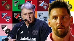 Tata Martino y Lionel Messi.