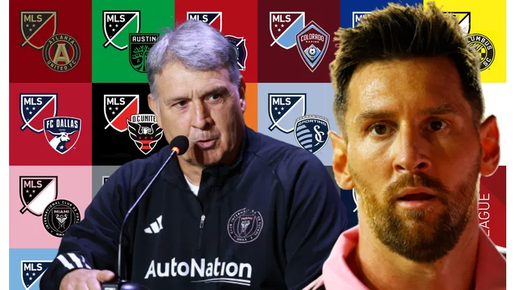 Tata Martino y Lionel Messi.