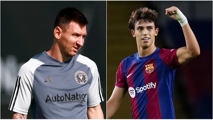 Lionel Messi y Joao Félix.