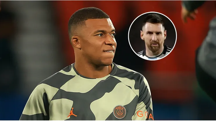 Kylian Mbappé y Lionel Messi.