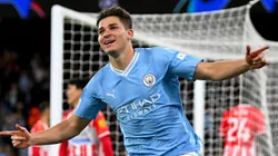 Doblete de Julián Álvarez para el Manchester City en la Champions League