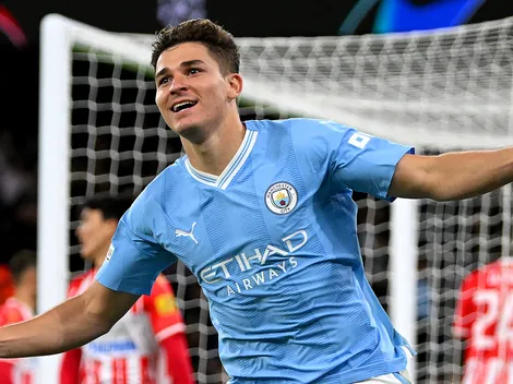 Doblete para Julián Álvarez en la Champions (VIDEOS)