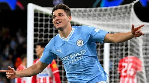 Doblete de Julián Álvarez para el Manchester City en la Champions League