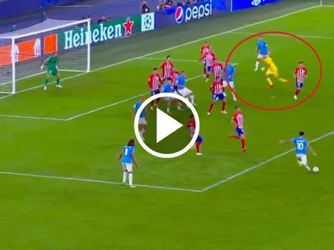 VIDEO | ¡Locura total! Lazio se lo empató al Atleti con gol del arquero